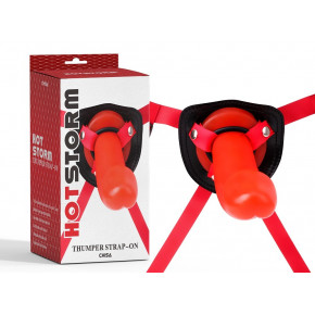 Chisa Novelties | Страпон женский Chisa HOTSTORM Thumper Strap-on, красный. Ціна: 995 грн