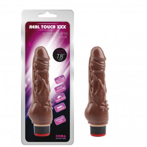 Chisa Novelties | Вибратор классический Chisa Real Touch XXX коричневый. Цена: 799 грн