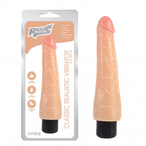 Chisa Novelties | Вибратор реалистичный на присоске с пультом управления Chisa Classic Realistic, бежевый. Цена: 995 грн