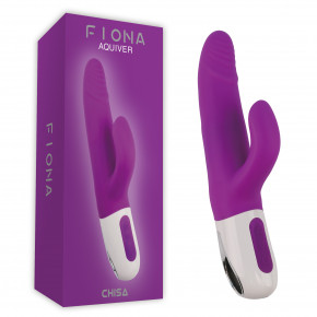 Chisa Novelties | Вибратор кролик Chisa Fiona Royal Scepter с фрикциями, фиолетовый. Цена: 4 995 грн