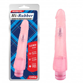 Chisa Novelties | Вибратор реалистичный на батарейках Chisa Hi-Rubber, розовый. Ціна: 950 грн