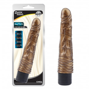 Chisa Novelties | Вибратор Chisa Dark Muscle с волнистой структурой у основания для стимуляции клитора. Цена: 795 грн