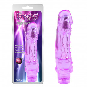 Chisa Novelties | Вибромассажер Chisa Crystal Jelly Limerence с ярко выраженной головкой, фиолетовый. Ціна: 1270 грн