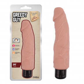 Chisa Novelties | Вибромассажер из киберкожи Chisa T-skin ReaL Greedy Guy на батарейках, бежевый. Ціна: 1595 грн
