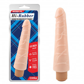 Chisa Novelties | Вибромассажер реалистический на батарейках Chisa Hi-Rubber, телесный. Цена: 807 грн