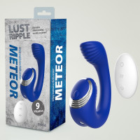 Chisa Novelties | Вибратор для пар с дистанционным пультом Chisa Lust Ripple Meteor, синий. Ціна 2677 грн