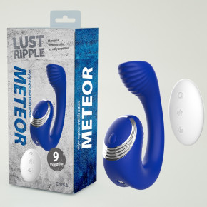 Chisa Novelties | Вибратор для пар с дистанционным пультом Chisa Lust Ripple Meteor, синий. Цена: 3 150 грн