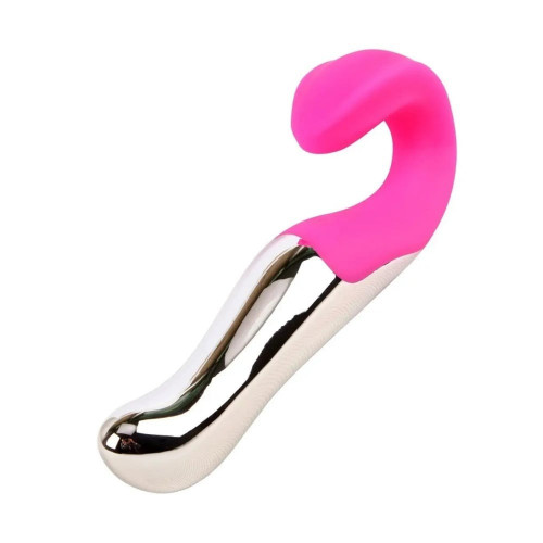 Chisa Novelties | Вибратор для точки G Chisa Amanda металл и силикон, серебряно-розовый. Цена 1 550 грн Chisa Novelties | Вибратор для точки G Chisa Amanda металл и силикон, серебряно-розовый. Цена 1 550 грн