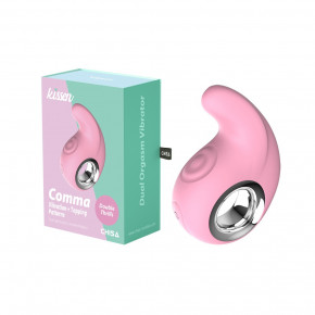 Chisa Novelties | Вибратор для клитора с колебаниями язычка Comma Chisa, силиконовый, розовый. Ціна: 2529 грн