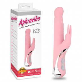 Chisa Novelties | Вибратор-кролик рельефный Chisa Aphrovibe, розовый. Цена: 2 550 грн