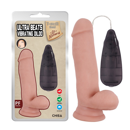 Chisa Novelties | Вибратор реалистичный на присоске Chisa T-skin ReaL Ultra Beats Vibrating Dildo с пультом управления. Цена: 1 350 грн Chisa Novelties | Вибратор реалистичный на присоске Chisa T-skin ReaL Ultra Beats Vibrating Dildo с пультом управления. Цена: 1 350 грн