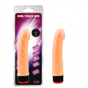 Chisa Novelties | Вибратор реалистичный Chisa Real Touch XXX на батарейках, бежевый. Цена: 850 грн