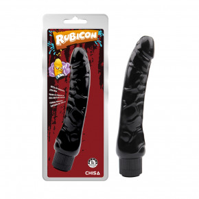 Chisa Novelties | Вибратор реалистичный Rubicon 8.9 Chisa, черный, 22.5 см х 4.7 см. Ціна: 750 грн