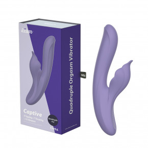 Chisa Novelties | Вибратор Сhisa Kissen Captive с клиторальным отростком, фиолетовый. Ціна: 3229 грн