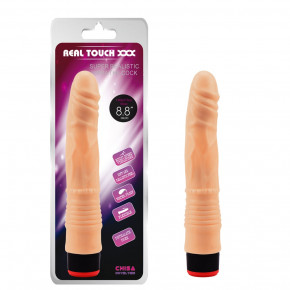 Chisa Novelties | Вибратор Super touch xxx 8,8 inch CHISA 21.5 x 3.3 cm. Цена: 995 грн
