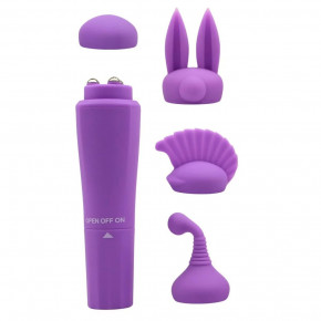 Chisa Novelties | Вибро стимулятор + 4 насадки Chisa Sweet Purple. Цена: 750 грн
