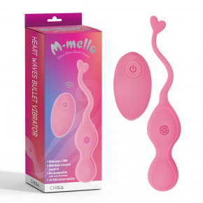 Chisa Novelties | Виброяйцо с дистанционным пультом управления Chisa M-mello, розовое. Ціна: 2690 грн