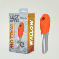Chisa Novelties | Вибропуля с вакуумной стимуляцией Chisa Lust Ripple Wallow, оранжевый. Цена 2 450 грн