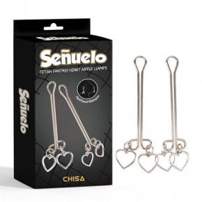 Chisa Novelties | Зажимы на соски CHISA Fetish Fantasy Heart Nipple Clamps. Цена: 595 грн