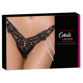 Cottelli Collection | Стринги String with Pearl Chains S/M. Цена: 2 200 грн