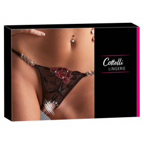 Cottelli Collection | Стринги String Rose crotchless S/M. Цена: 899 грн
