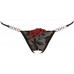 Cottelli Collection | Стринги String Rose crotchless S/M. Цена 899 грн. Фото: 3