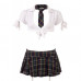 Cottelli Collection | Костюм секси школьницы Cottelli Collection Schoolgirl, S, 4 предмета. Ціна 3250 грн. Фото: 2