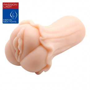 Crazy Bull | Мастурбатор вагина реалистичный Crazy Bull бежевый, 15 х 8 см. Цена: 395 грн