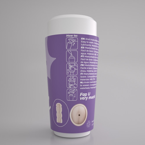 CRUSHIOUS | Портативный анальный мастурбатор CRUSHIOUS FAPPUCINO в виде стаканчика кофе, с крышкой. Цена 600 грн. Фото: 3