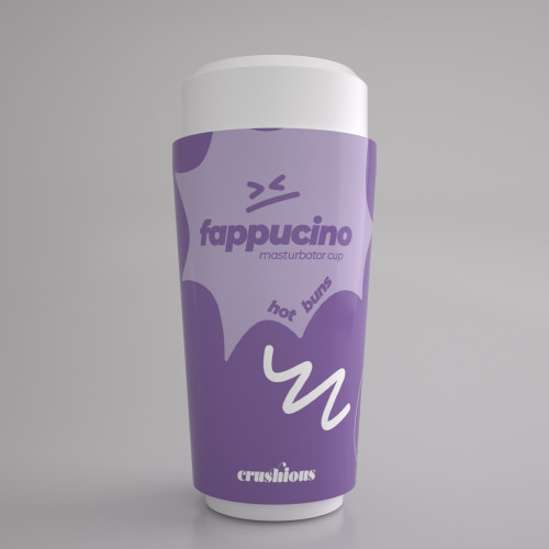 CRUSHIOUS | Портативный анальный мастурбатор CRUSHIOUS FAPPUCINO в виде стаканчика кофе, с крышкой. Цена 600 грн. Фото: 1