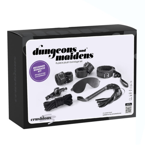 CRUSHIOUS | Комплект для БДСМ CRUSHIOUS Dungeons & Maidens чёрный, 8 предметов. Цена 1 316 грн CRUSHIOUS | Комплект для БДСМ CRUSHIOUS Dungeons & Maidens чёрный, 8 предметов. Цена 1 316 грн