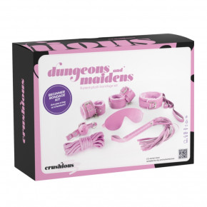 CRUSHIOUS | Комплект для БДСМ CRUSHIOUS Dungeons & Maidens розовый, 8 предметов. Цена: 1 550 грн