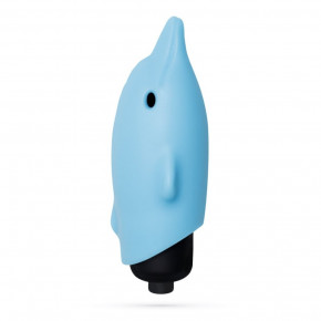 CRUSHIOUS | Мини-вибратор в виде дельфина Crushios Dolphin з 10 скоростями, голубой. Цена: 350 грн