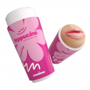 CRUSHIOUS | Портативный мастурбатор рот CRUSHIOUS FAPPUCINO в виде стаканчика кофе, с крышкой. Цена: 750 грн