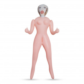 CRUSHIOUS | Секс-кукла с 3 отверстиями Crushious CRISTINA The Inflatable Nurse, бежевая, 155 см. Цена: 1 799 грн