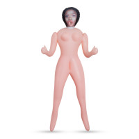 CRUSHIOUS | Секс-кукла с 3 отверстиями Crushious LUCIA The Inflatable Nurse, бежевая, 155 см. Цена 1 799 грн