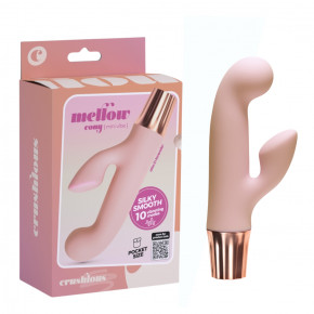 CRUSHIOUS | Вибратор-кролик CRUSHIOUS Mellow Cony, розовый, 13,5 х 2,5 см. Цена: 1 850 грн