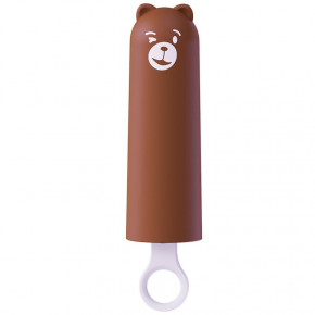 CuteVibe | Вібратор Cutevibe Teddy Brown (Pink Dildo) , Реалістичний Вібратор Під Видом Морозива. Ціна: 1899 грн