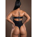 Daring Intimates | Боди без бретелей Daring Intimates, с эффектом мокрой ткани, черное, S. Цена 2 850 грн. Фото: 1