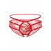 Daring Intimates | Кружевные трусики с открытой интимной зоной Jade Daring Intimates, красные, S/M. Ціна 610 грн. Фото: 2