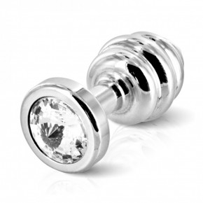 Diogol | Анальна пробка з каменем Diogol ANNI Ano silver plated 30 мм. Ціна: 2390 грн