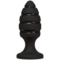 Doc Johnson | Анальний Плаг З Спіральним Каналом Doc Johnson Platinum Premium Silicone - The Blast - Black. Ціна 1750 грн
