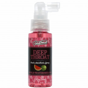 Doc Johnson | Спрей для минета Doc Johnson GoodHead DeepThroat Spray – Watermelon 59 мл (подмокшая упаковка). Цена: 349 грн