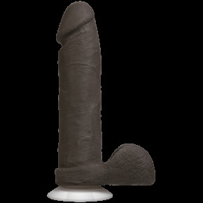 Doc Johnson | Фалоімітатор The Realistic Cock 8 Inch Black - Ultraskyn. Ціна: 4069 грн