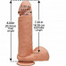 Doc Johnson | Фаллоимитатор Doc Johnson Perfect d 8, 22 х 5 см. Цена 2 400 грн. Фото: 1