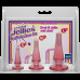 Doc Johnson | Набор анальных пробок Doc Johnson Crystal Jellies Anal Initiation Kit - Pink. Цена 1 189 грн. Фото: 1
