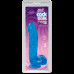 Doc Johnson | Фаллоимитатор Doc Johnson Jelly Jewels - Cock and Balls with Suction Cup - Blue. Цена 1 129 грн. Фото: 1