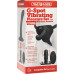 Doc Johnson | Страпон с вибрирующим адаптером G-Spot Vibrating Pleasure Set с дистанционным пультом, черный. Ціна 7500 грн. Фото: 1