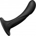 Doc Johnson | Страпон с вибрирующим адаптером G-Spot Vibrating Pleasure Set с дистанционным пультом, черный. Ціна 7500 грн. Фото: 4