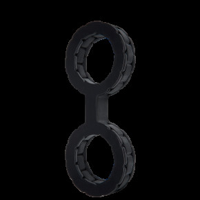 Doc Johnson | Наручники Силіконові The Cuffs Small - Black. Ціна: 969 грн